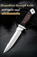 Cuchillo recto portátil para acampar al aire libre, cuchillo para exteriores de alta dureza, pesca al aire libre - details 0