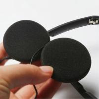 2 unids/par Almohadillas para oreja de espuma almohadillas gruesas para auriculares almohadillas para los oídos 35-65mm almohadillas para los oídos de espuma gruesa negra herramienta para auriculares - details 9