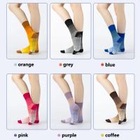 Calcetines de yoga transpirables de algodón de color degradado de cielo estrellado, calcetines deportivos antideslizantes, calcetines de pilates, calcetines de entrenamiento para baile y fitness - details 2