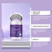 El cepillo de dientes morado proporciona una limpieza suave para los dientes, protege las encías y refresca el aliento. - details 4