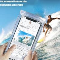 Bolsa impermeable subacuática, bolsa transparente para teléfonos móviles, funda protectora Universal para teléfono de natación de verano para IPhone Samsung - details 3