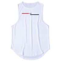 Muscleguys-Camiseta sin mangas de malla para hombre, Camiseta holgada transpirable para entrenamiento de trotar, Verano - details 19