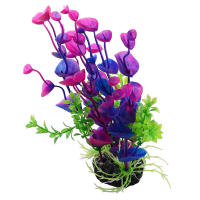 Hierba Artificial de plástico para acuario, decoración de gran criatura, adorno de flores, accesorios acuáticos - details 3