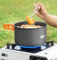 TXZ Camping al aire libre-Juego de utensilios de cocina Caldera Sartén de agua Olla de sopa Encendedor de fuego Almacenamiento Accesorios de transición - details 2
