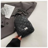 2025 nuevo Xiaoxiangfeng rombo cadena mochila bolsa mujer simple usted portátil pequeña mochila - details 9