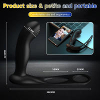 Consolador masajeador de próstata Unisex, vibrador con Control remoto por aplicación, tapón anal Gay, inalámbrico, productos para adultos - details 6