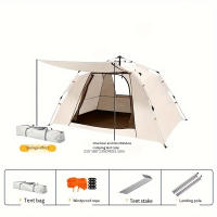 Tienda de campaña al aire libre a prueba de viento y lluvia con postes adecuados para acampar - details 6