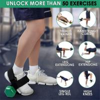 Correas de tobillo para ejercicio y entrenamiento de piernas, accesorio de pie con mancuernas - details 1