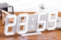 Reloj Despertador 3D Digital Decoración de Dormitorio Luz Nocturna Relojes LED Grandes para Habitación - details 1