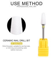 Brocas de Uñas de Cerámica KADS 3/32'' Acrílico Profesional para Manicura y Pedicura Herramientas y Equipo de Belleza - details 4