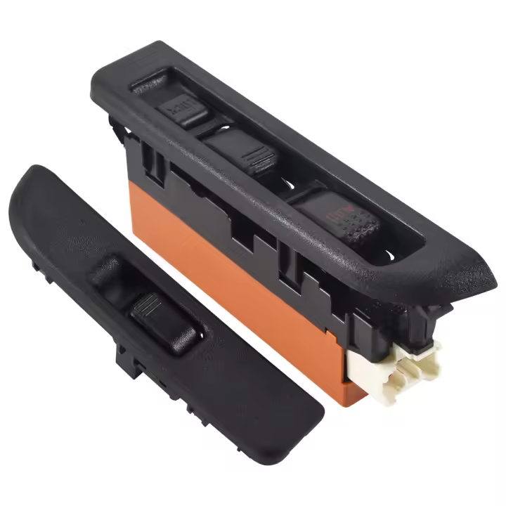 2 uds interruptor de ventana eléctrica delantero izquierdo y derecho del coche para ISUZU NPR66 70PL NKR NQR70 NHR 8973151840 8981472360 98147236 -0 - 1