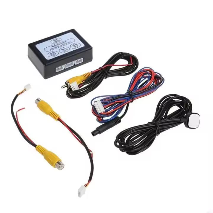 Convertidor de canal de estacionamiento para coche, cámara de visión delantera/trasera, caja de Control de vídeo adecuada para CVBS y AHD X7AE - 1