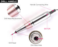 Máquina de Manicura Profesional KADS 35000RPM para Kit de Manicura y Pedicura Herramienta Eléctrica de Taladro de Uñas Máquina de Corte y Pulido - details 4