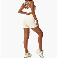 Body push-pull de gimnasio sin costuras de cintura alta para Yoga, pantalones cortos de yoga para correr y entrenar, monos deportivos para fiestas - details 11