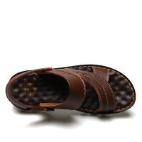 Sandalias para hombre 2025, nuevas zapatillas de playa casuales para hombre, zapatillas transpirables de suela gruesa, zapatos de talla grande - details 9