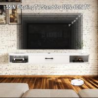 Soporte de TV de Madera Flotante Estante de Pared para TV Mueble de Madera para TV Colgante - details 34