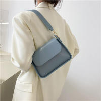 Bolsos cruzados para mujer, bolso de hombro de cuero de PU de Color sólido, bolso pequeño de moda - details 4