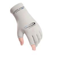 Guantes finos de seda de hielo para hombre y mujer, guantes de pesca transpirables con protección solar, guantes de ciclismo de verano Unisex de alta elasticidad - details 8