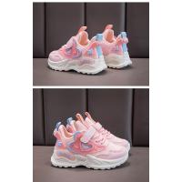Zapatillas de deporte de marca para niños, zapatillas antideslizantes para correr para niñas, zapatillas deportivas impermeables para exteriores, zapatillas de tenis rosas, zapatos cómodos para caminar - details 11