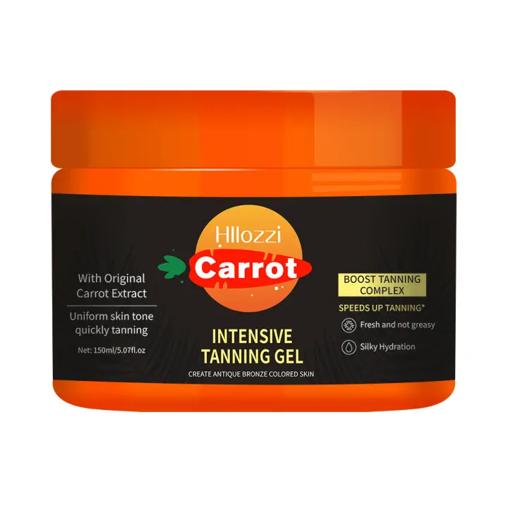 Gel Bronceador De Carroten, Gel Bronceador para Verano, Playa, Ayuda, Reparación De Piel, Quemaduras Solares, 150ml - 1
