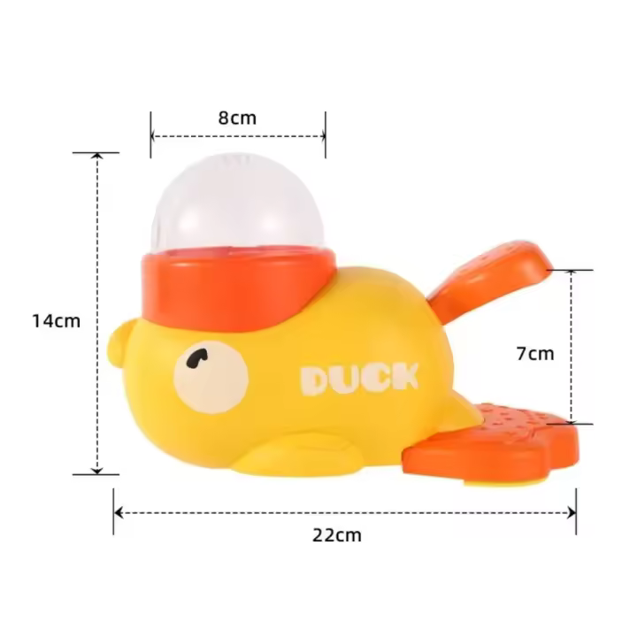 Juegos de Inteligencia para Perros Dibujos Animados, Pato Amarillo Interactivo, Juguetes Antideslizantes - 1