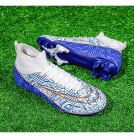 Zapatos deportivos de entrenamiento anchos para fútbol TF AG FG de tobillo alto antideslizantes Foo para interiores de césped para hombres y mujeres - details 11