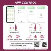 Leten Plug Anal Inalámbrico Bluetooth Control Remoto de Aplicación para Hombres y Mujeres - details 1