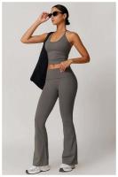 Leggings de yoga con cintura para mujer, pantalones deportivos transpirables de alta elasticidad para levantamiento de cadera, mallas de entrenamiento de gimnasia - details 16