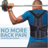 Corrector de postura de espalda para hombres y mujeres, soporte Lumbar de hombro, alisador de soporte de memoria muscular, alivio del dolor - details 1