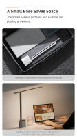 Baseus-Lámpara LED de escritorio con protección para los ojos, luz regulable para oficina, plegable, inteligente, adaptable, para lectura - details 8