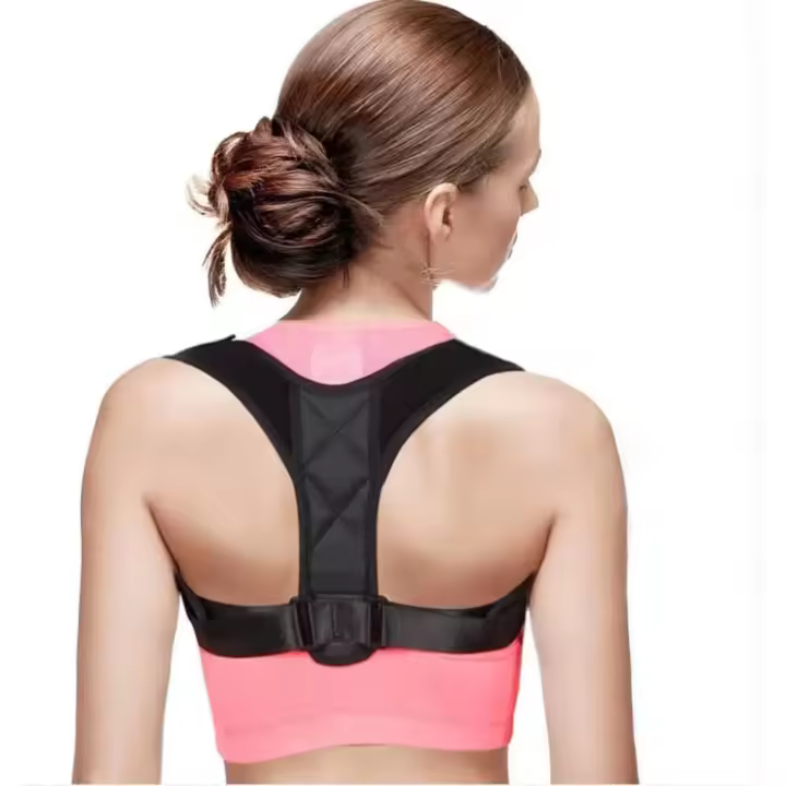 Corrector de postura (S/M) Corrector de postura, Corrector de posicion de espalda, Corrector postura espalda hombre y mujer, Accesorio para deporte o uso regular con proteccion axilas.. - 1