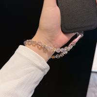 Con Clip, cuentas de cristal, cadena para teléfono, cordón corto antipérdida para teléfono móvil, colgante de teléfono con cuentas de amor, accesorios para llaves de coche - details 8