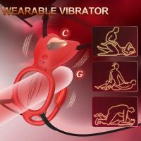 Aplicación remota, vibrador para bragas, anillo vibratorio para pene, 10 modos de vibración, Juguetes sexuales femeninos, juguetes sexuales eróticos para adultos - details 5