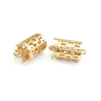 Colgantes de borlas con más agujeros de latón para mujer, Color oro de 18K, suministros para hacer joyería Diy de alta calidad, accesorios para pendientes - details 2