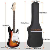 Bolsa para guitarra eléctrica, bolsa para guitarra acústica de 41 pulgadas, bajo, clásica y más - details 6
