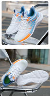 Nueva tendencia de moda, zapatos para correr versátiles, zapatos pegajosos y geniales, zapatos deportivos iguales para hombres y mujeres, zapatos casuales transpirables de malla de seda de hielo. - details 3