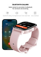 Relojes inteligentes hombre mujer Bluetooth deporte Seguimiento GPS ritmo cardíaco presión arterial reloj multifunción - details 4