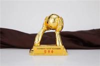 Trofeos de fútbol, ​​porteros, guantes de oro, porteros, recuerdos de aficionados, soporte para contenido personalizado, logotipo - details 6