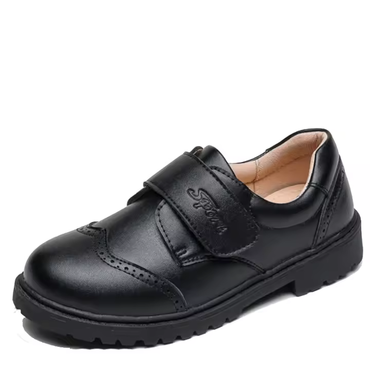 Zapatos de cuero de rendimiento para niños, zapatos formales para niños - 1
