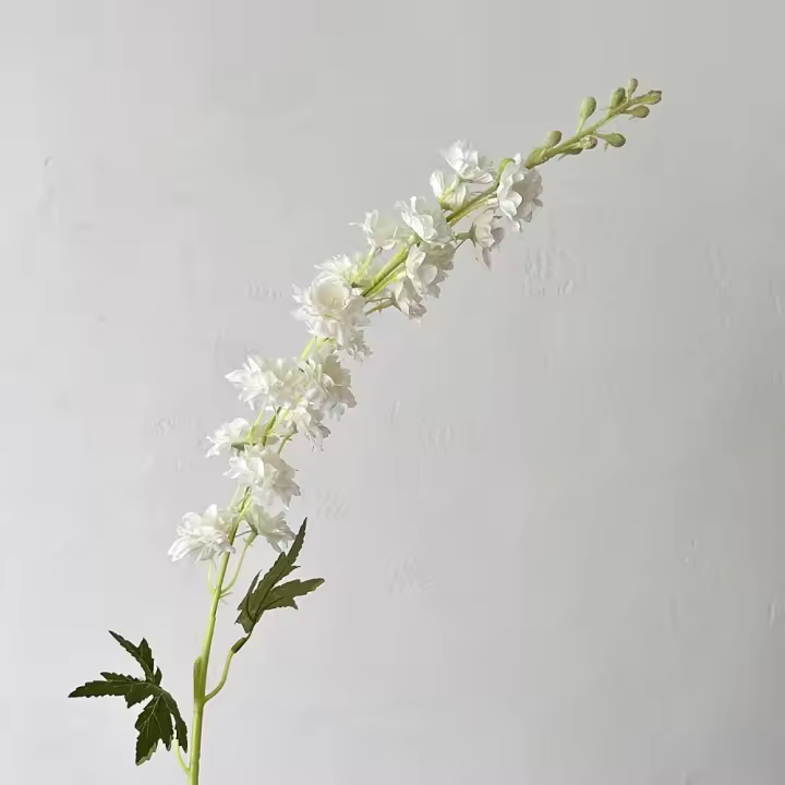 84CM Flor de Delphinium Artificial flores de seda de jacinto ramos de imitación tallo largo de Larkspur planta ramos de imitación florales - 1