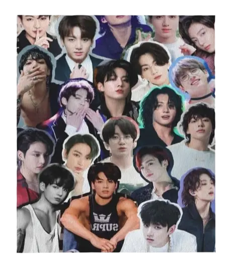 JungKook-Manta de playa suave y cómoda, manta cálida, imagen completa de grupo Idol, regalo para decoración de dormitorio, sofá cama, Camping, viajes - 1