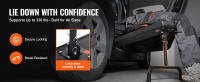 SucceBuy Under Dash Creeper, 1016 mm, 149,7 kg de capacidad, altura ajustable, ayudante mecánico de altura ajustable - details 3