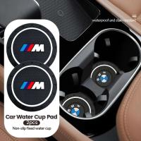 Alfombrilla para taza de agua de coche, accesorios de almacenamiento Interior para E91 X5 E70 F11 E30 F31 X3 F25 E61 E83 X1 E53 E87 F40 F32 x7, 2 uds. - details 1