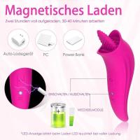 Embalaje privado SEXY 8 velocidades lamiendo lengua vibrador del clítoris estimulación de pezones orgasmo clítoris estimulador del punto G vagina juguetes sexuales para adultos para - details 0