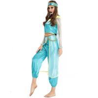 Vestido de princesa Jasmine con linterna de Aladino, uniforme de juego COS, disfraz de Halloween, disfraz de juego de rol - details 5