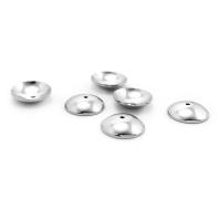 20 piezas 3MM 4MM 6MM 8MM 10MM 12MM 18K Color oro latón cuentas brillantes tapas suministros de joyería de alta calidad accesorios - details 10
