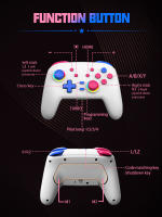 Mando inalámbrico Pro controlador de juego para NSwitch OLED/Lite, Joystick para PC/Steam Deck con 6 ejes - details 6