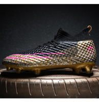 Botas de fútbol para hombres, tacos de fútbol para césped, botas de fútbol antideslizantes para exteriores para niños, calzado deportivo de entrenamiento de hierba profesional, parte superior baja - details 14