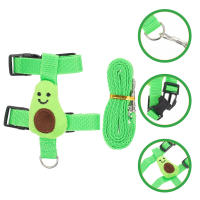 Juego de tirantes para mascotas pequeñas, conjunto de correas de conejo, erizo, aguacate, poliéster - details 5