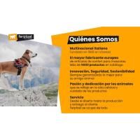 Ferplast Arnés pequeño ERGOTREKKING Arnés pequeño para perros antiescape, antipánico, perros galgos, reflectante, 6 cierres, - details 3